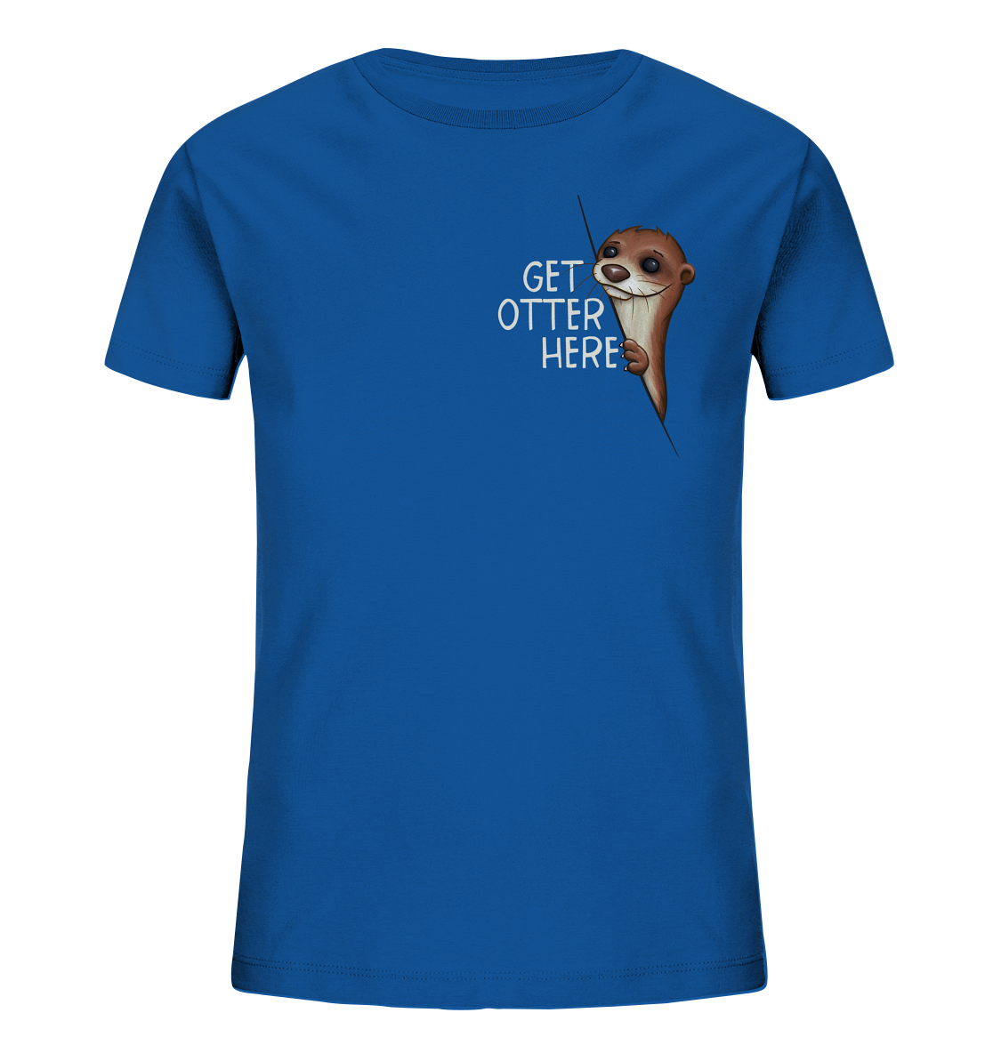 Get Otter Here | Lustiger Otter Kalauer - Kids Organic Shirt