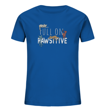 Full On Pawsitive! Gechillte Katzen - Kids Organic Shirt