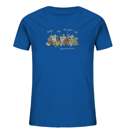 Nope, Nee, Nö Katzen - Kids Organic Shirt