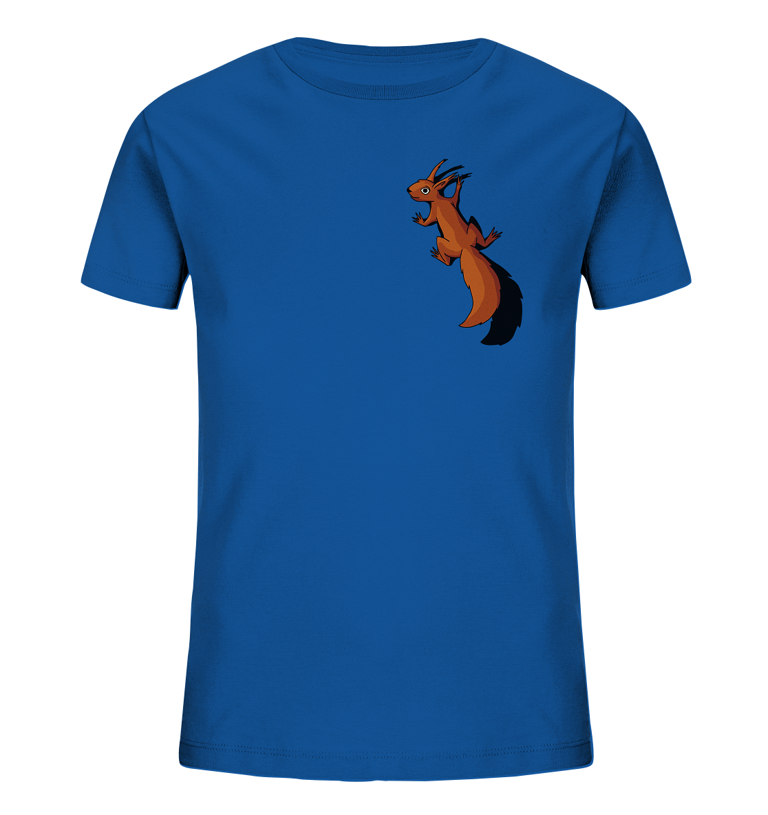 Süßes Eichhörnchen klettert - Kids Organic Shirt