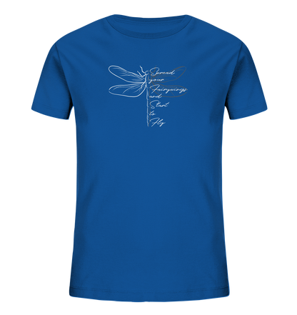 Breite die Flügel aus und flieg los | Libelle - Kids Organic Shirt