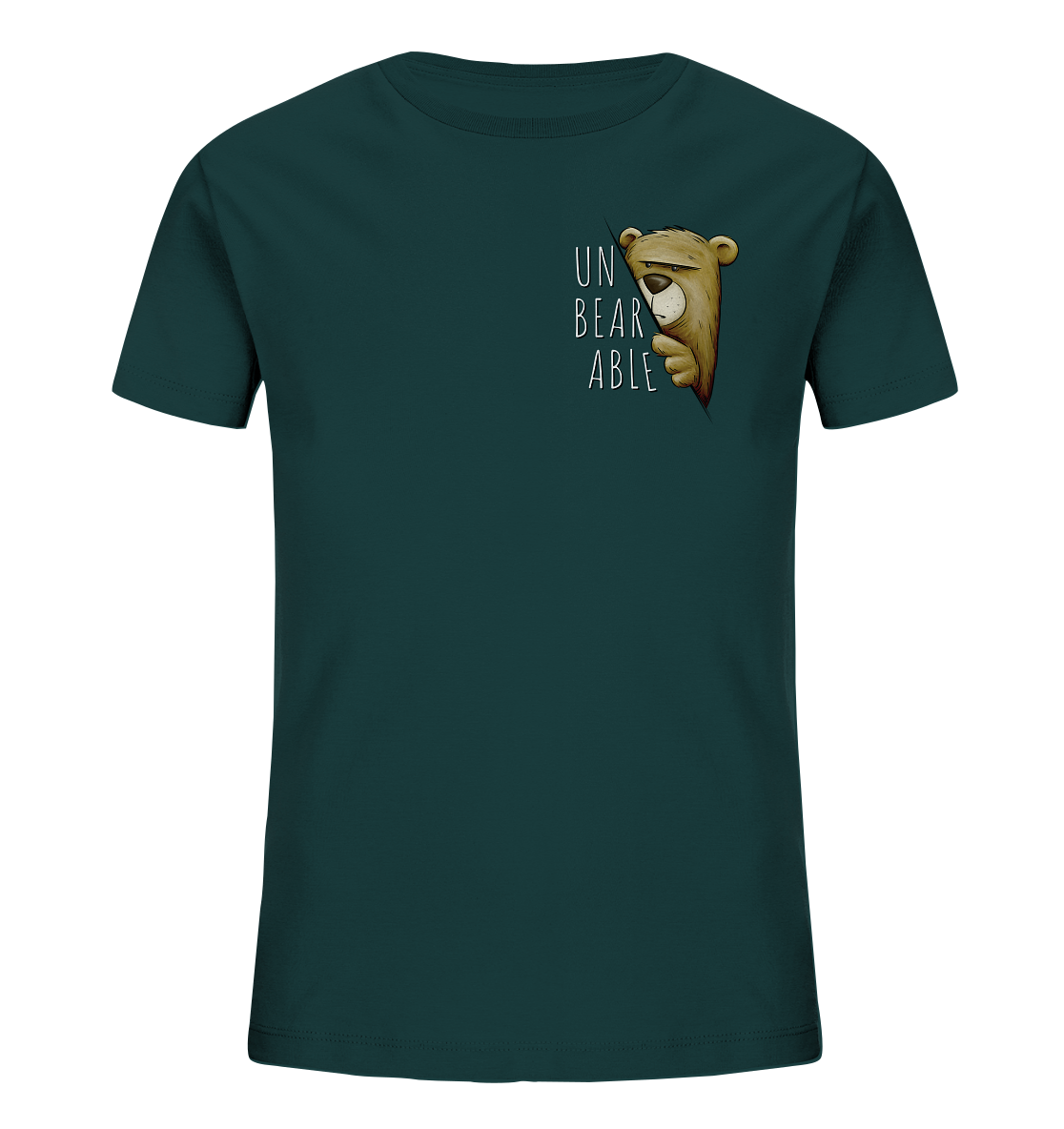 Unbearable – Unerträglich Bär - Kids Organic Shirt