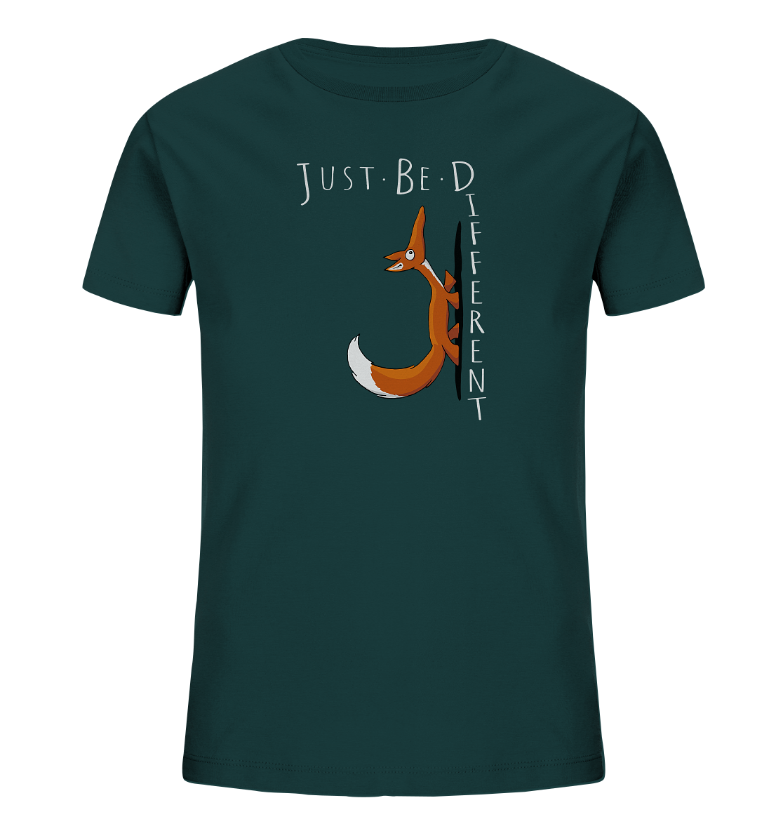 Just Be Different | Sei Anders, kleiner Fuchs - Kids Organic Shirt