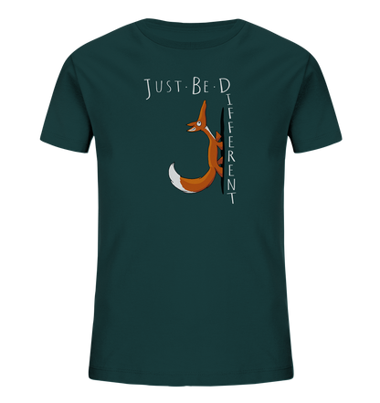 Just Be Different | Sei Anders, kleiner Fuchs - Kids Organic Shirt