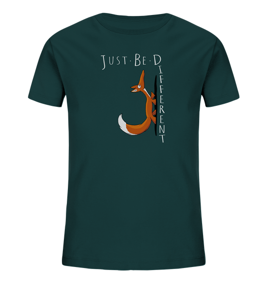 Just Be Different | Sei Anders, kleiner Fuchs - Kids Organic Shirt