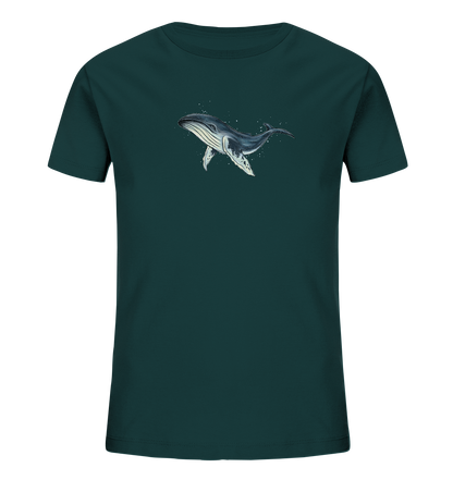 Tiefsee Ozean-Riese Buckelwal - Kids Organic Shirt