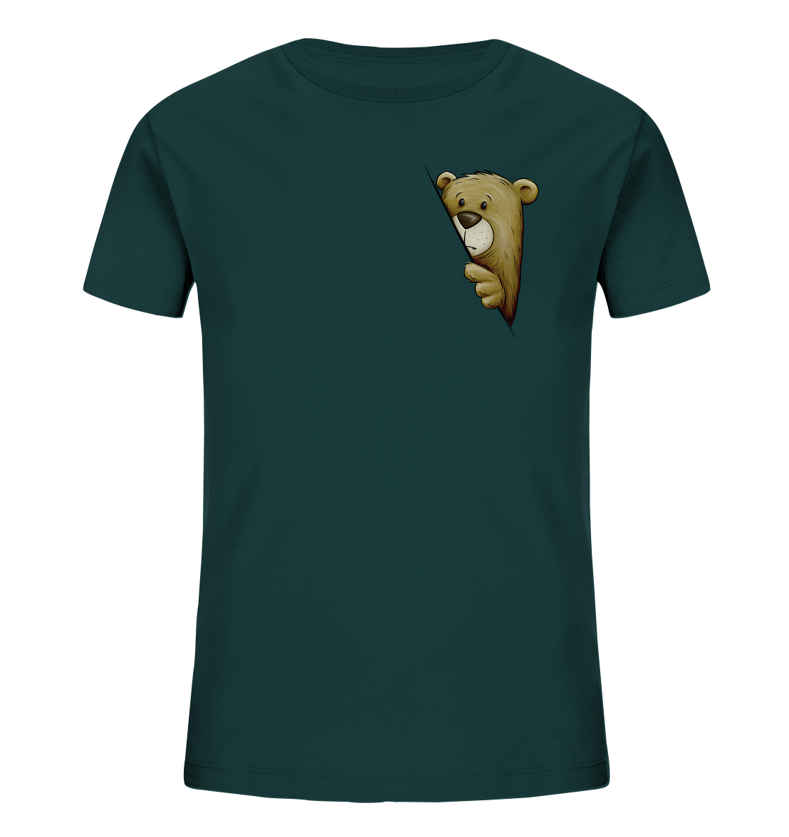 Funky Bär Illustration - Kids Organic Shirt