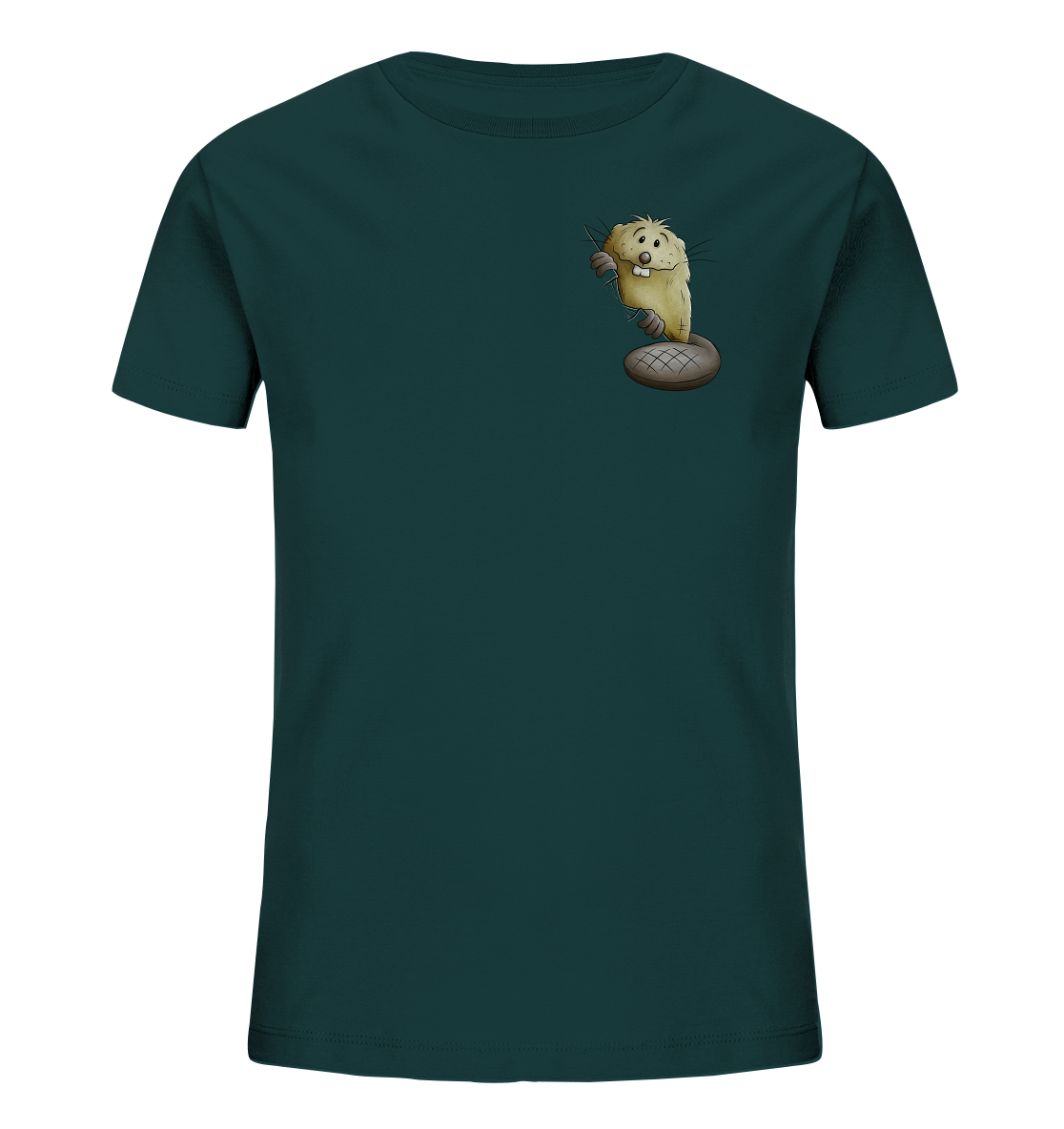 Lustiger frecher Biber - Kids Organic Shirt