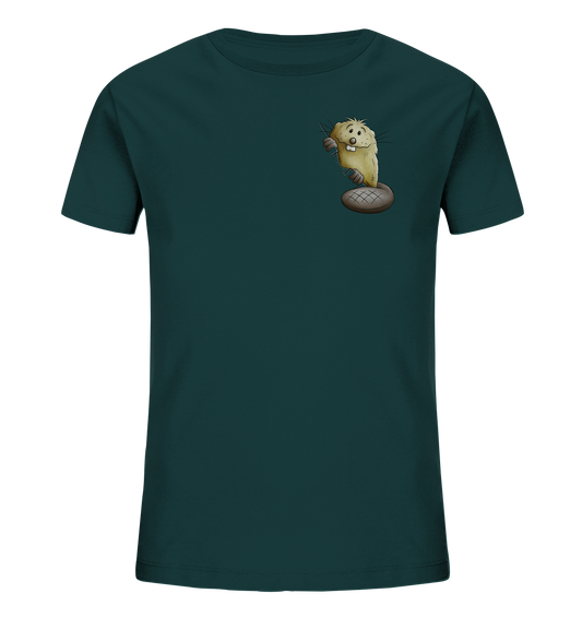 Lustiger frecher Biber - Kids Organic Shirt