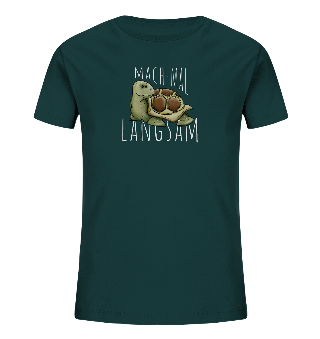 Mach mal langsam Schildkröte - Kids Organic Shirt