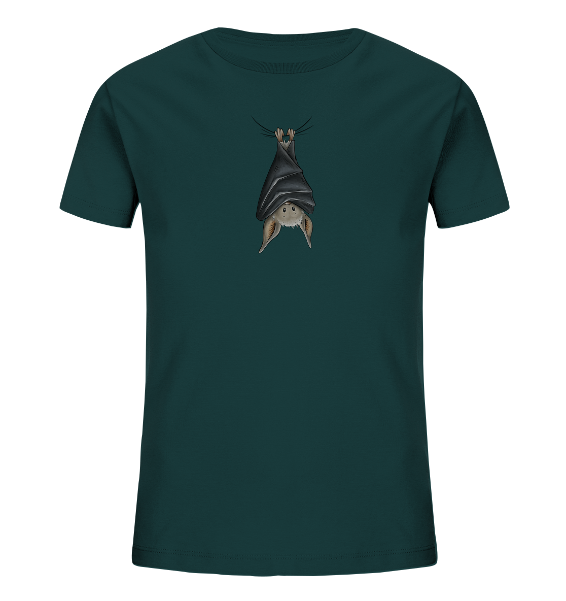 Lustig chillende Fledermaus - Kids Organic Shirt