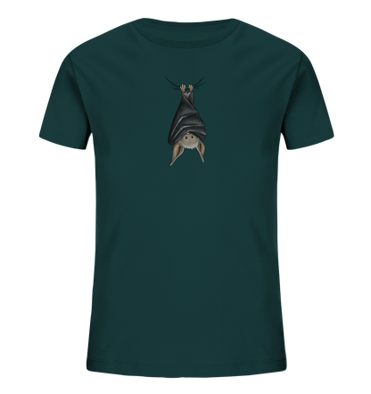 Lustig chillende Fledermaus - Kids Organic Shirt