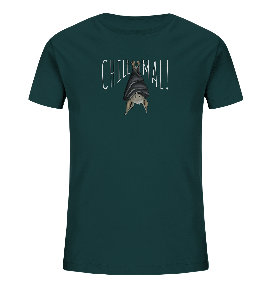 Chill Mal gemütliche Fledermaus - Kids Organic Shirt