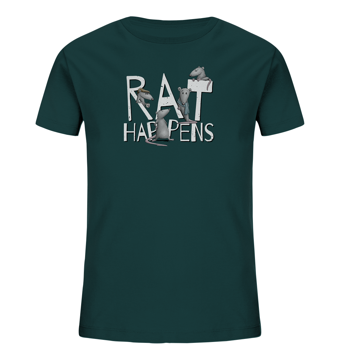 Rat Happens Ratten - Kids Organic Shirt