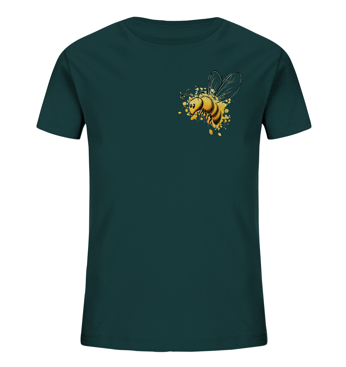 Lässige kleine Honig-Biene - Kids Organic Shirt