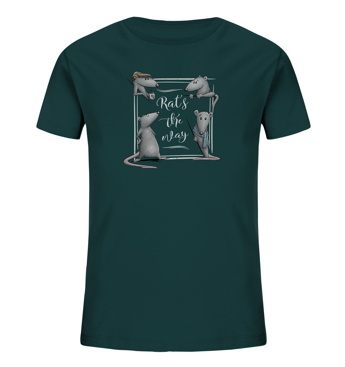 Rat’s The Way Kaffeehaus Ratten - Kids Organic Shirt