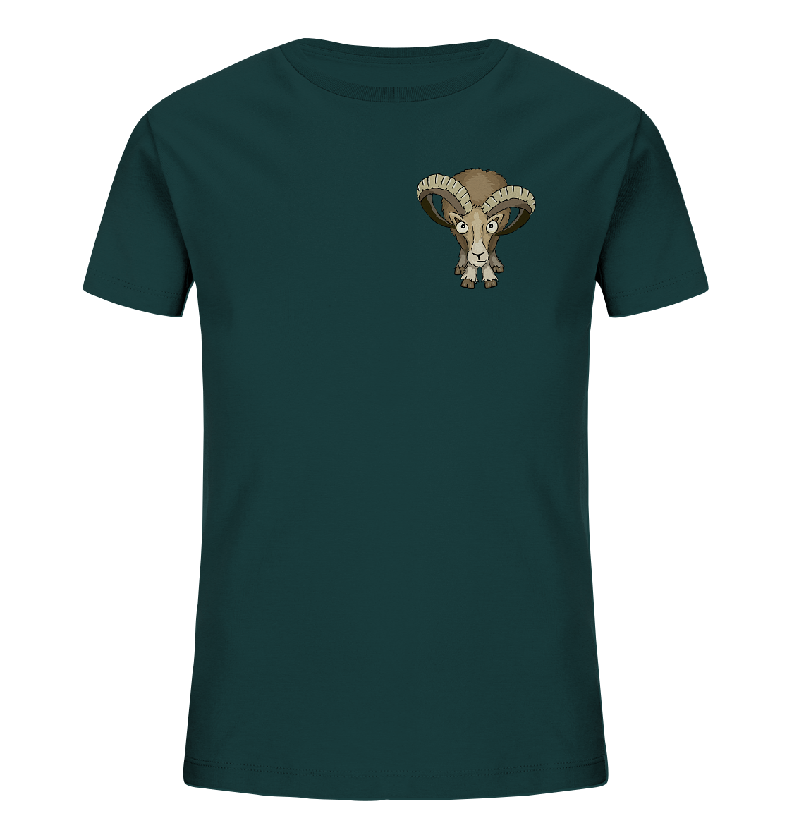 Bockiges Mufflon Widder Schafbock - Kids Organic Shirt