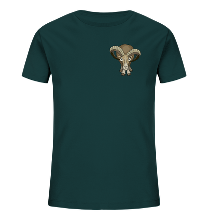 Bockiges Mufflon Widder Schafbock - Kids Organic Shirt