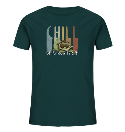 Gechillt gemütliche Schildkröte - Kids Organic Shirt