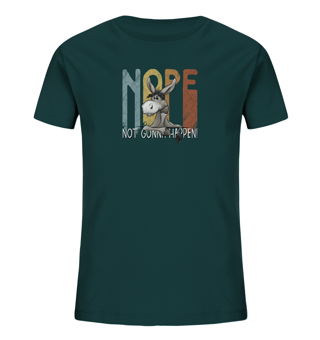 Nope | bockiger Esel - Kids Organic Shirt