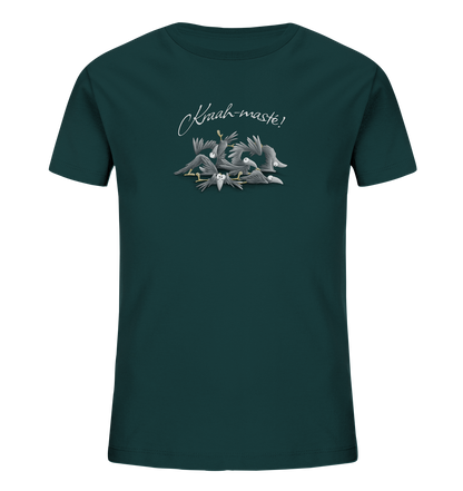 Kraah-masté! Yoga Raben Krähen - Kids Organic Shirt