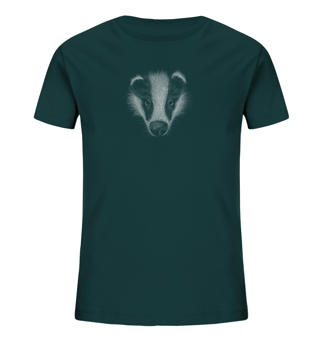 Kritzel-Kunst Dachs Illustration - Kids Organic Shirt