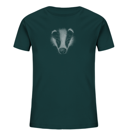 Kritzel-Kunst Dachs Illustration - Kids Organic Shirt