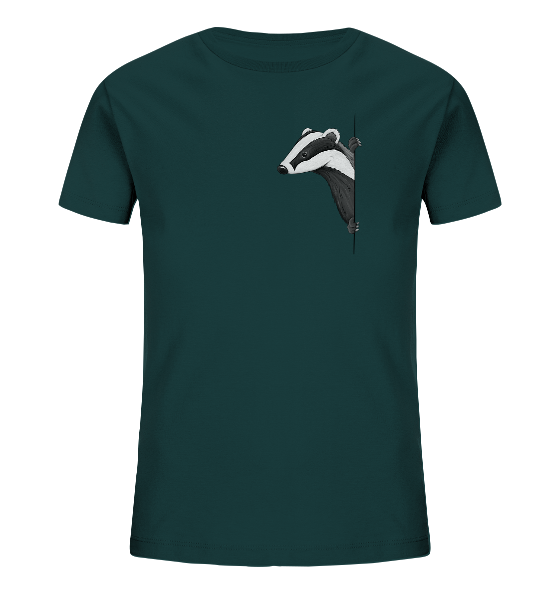 Lässiger Dachs Meister Grimbart - Kids Organic Shirt