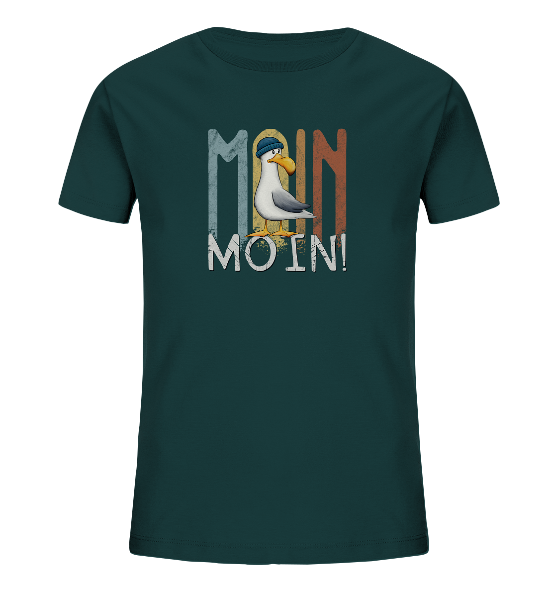 Moin Moin norddeutsche Möwe - Kids Organic Shirt
