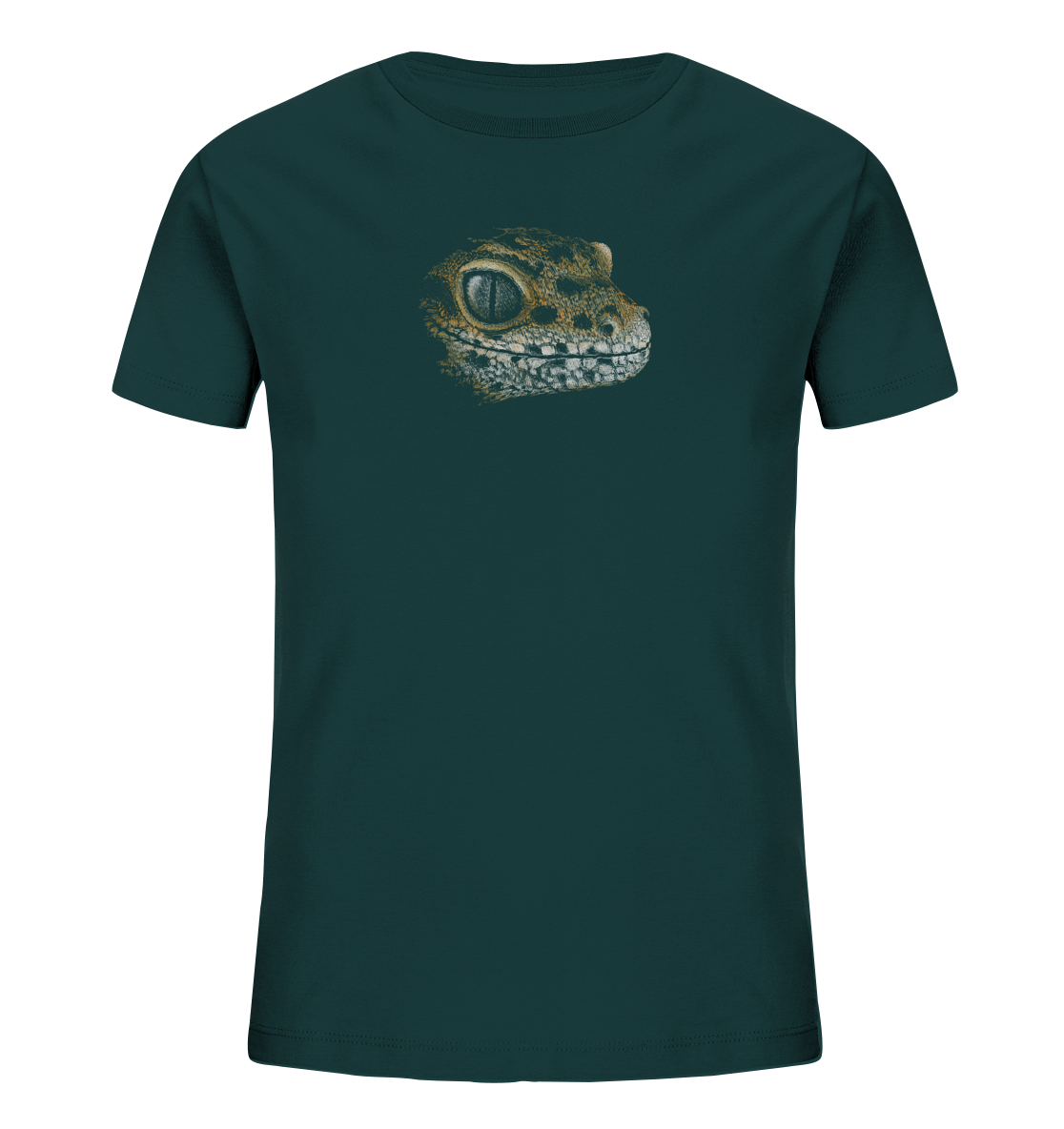 Leopard Gecko Skizze Kritzelkunst - Kids Organic Shirt