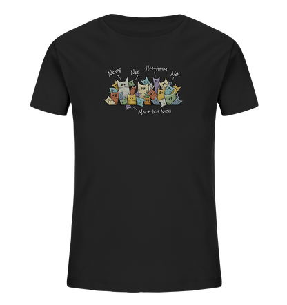 Nope, Nee, Nö Katzen - Kids Organic Shirt