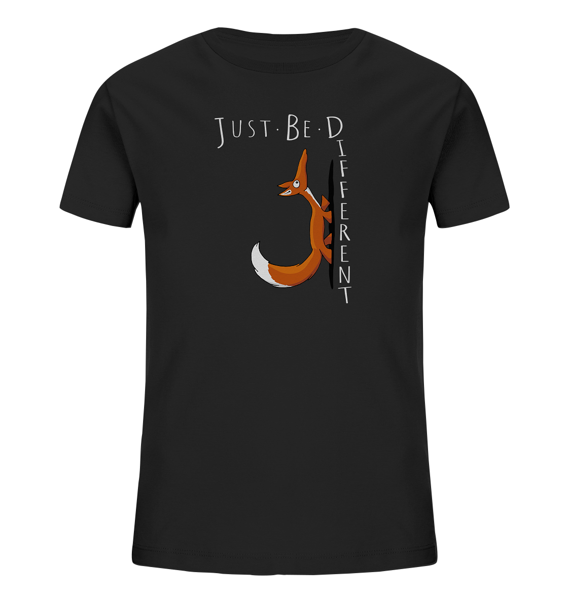Just Be Different | Sei Anders, kleiner Fuchs - Kids Organic Shirt