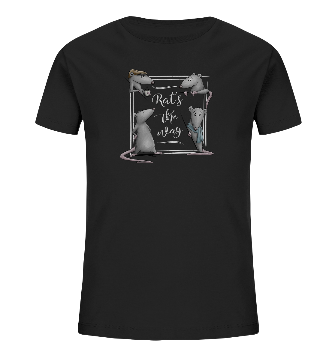 Rat’s The Way Kaffeehaus Ratten - Kids Organic Shirt