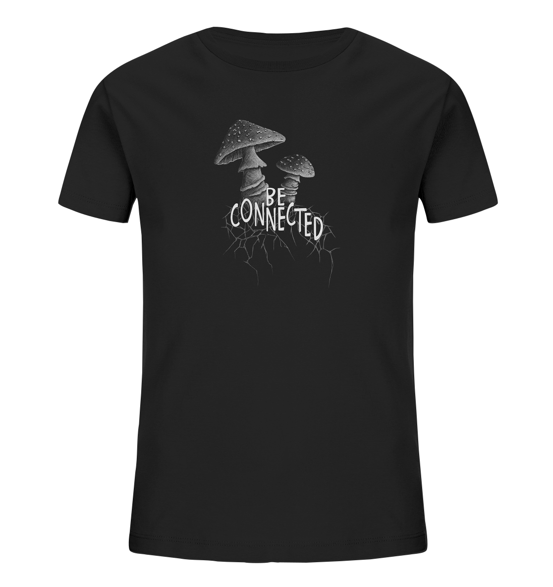 Be Connected Panther-Pilz - Kids Organic Shirt