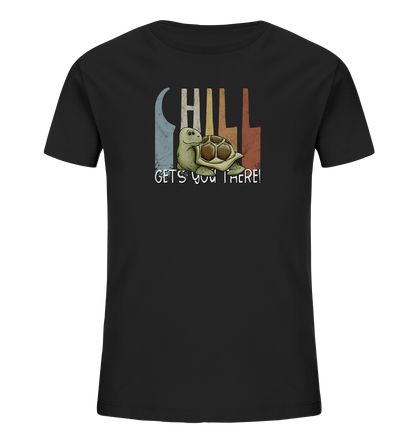 Gechillt gemütliche Schildkröte - Kids Organic Shirt
