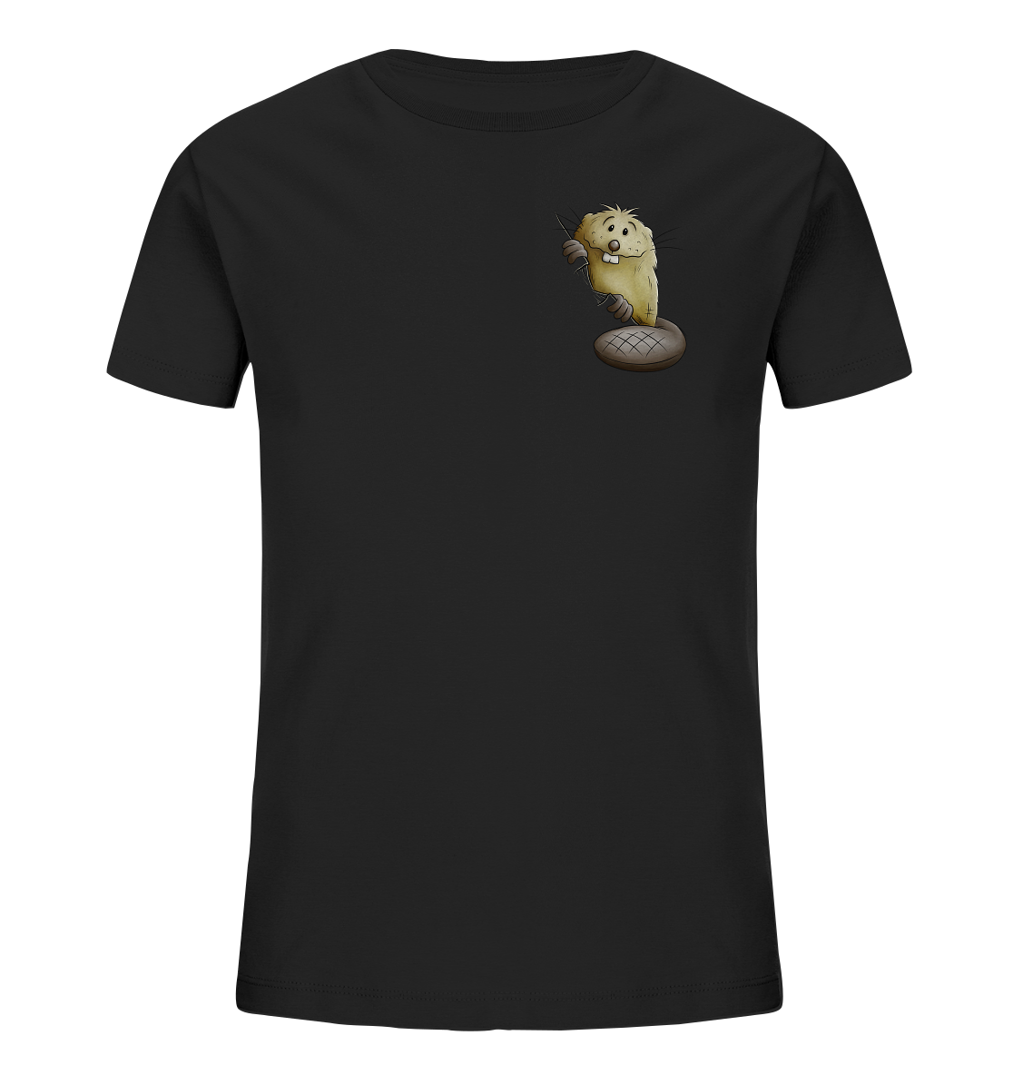 Lustiger frecher Biber - Kids Organic Shirt