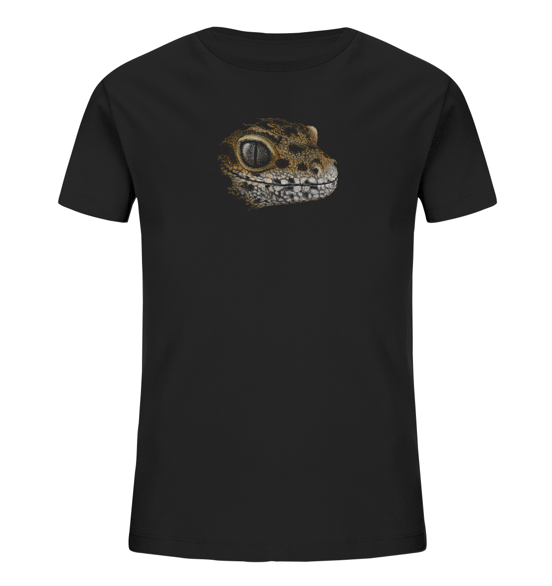 Leopard Gecko Skizze Kritzelkunst - Kids Organic Shirt