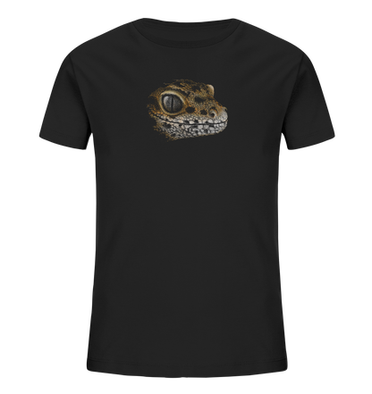 Leopard Gecko Skizze Kritzelkunst - Kids Organic Shirt
