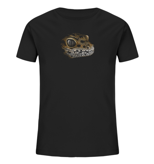Leopard Gecko Skizze Kritzelkunst - Kids Organic Shirt