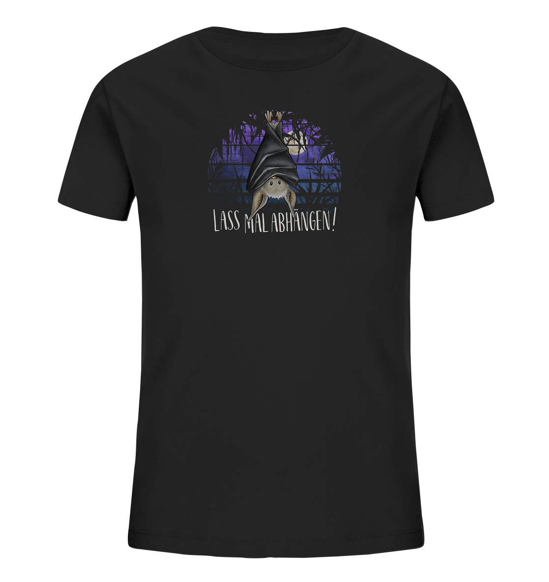 Lass mal abhängen Fledermaus - Kids Organic Shirt