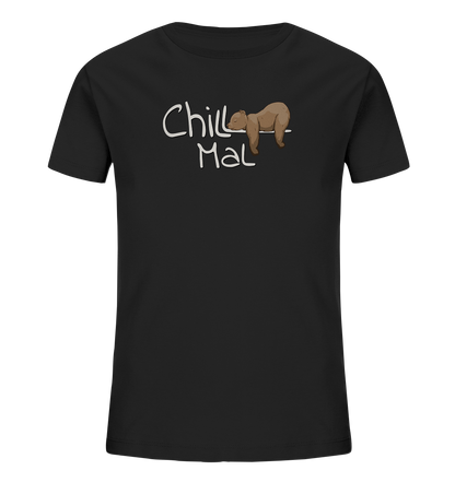 Chill Mal schläfriger Braunbär - Kids Organic Shirt