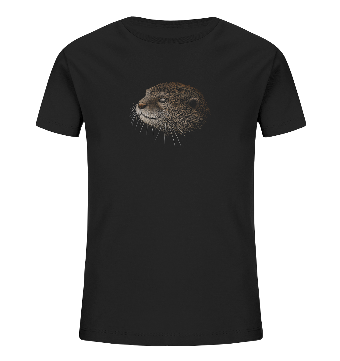 Otter Bleistift Zeichnung KritzelKunst - Kids Organic Shirt