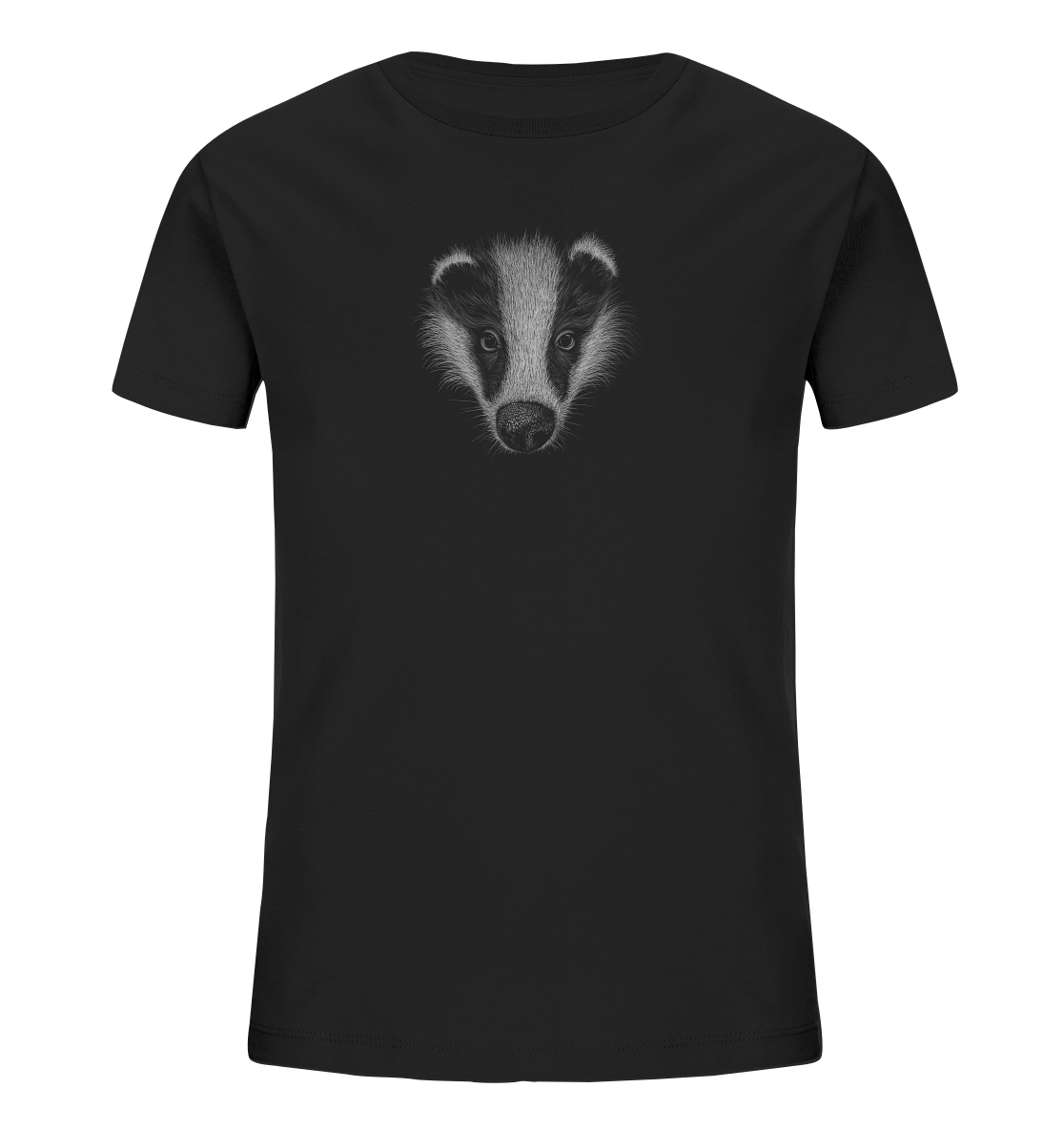 Kritzel-Kunst Dachs Illustration - Kids Organic Shirt