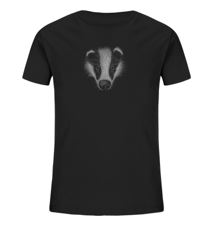 Kritzel-Kunst Dachs Illustration - Kids Organic Shirt
