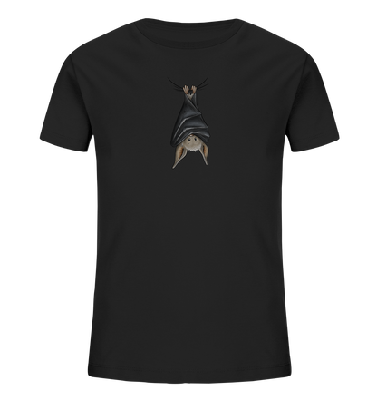 Lustig chillende Fledermaus - Kids Organic Shirt