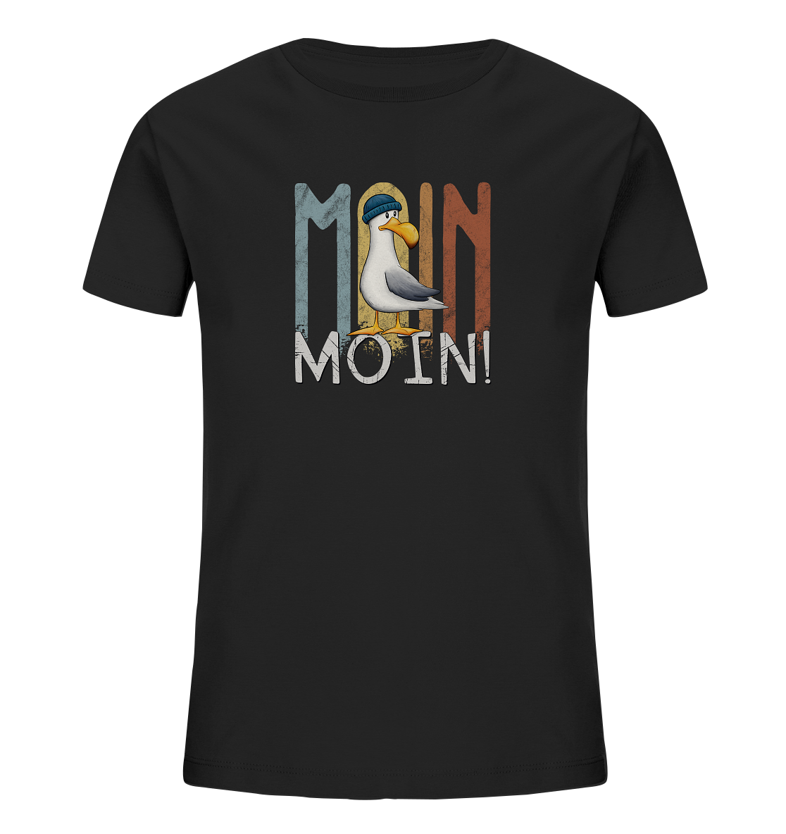 Moin Moin norddeutsche Möwe - Kids Organic Shirt