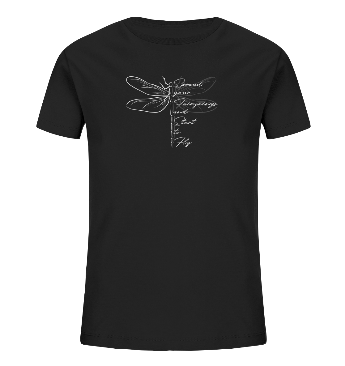 Breite die Flügel aus und flieg los | Libelle - Kids Organic Shirt