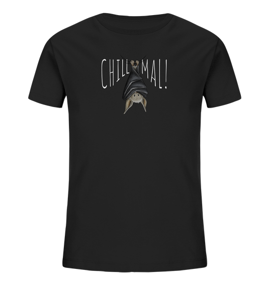 Chill Mal gemütliche Fledermaus - Kids Organic Shirt