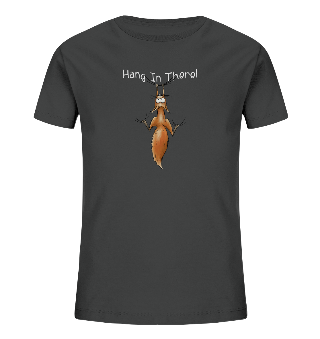 Hang In There | Lässiges Eichhörnchen - Kids Organic Shirt