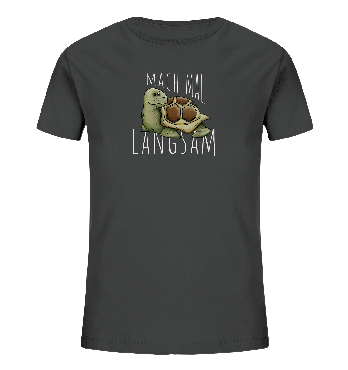 Mach mal langsam Schildkröte - Kids Organic Shirt